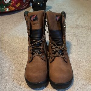 Redwing  Boots with Rugged Design and Thick Sole